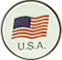 USA Flag Ball Marker